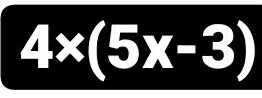 4x(5x-3)