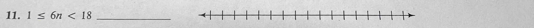 1≤ 6n<18</tex> _