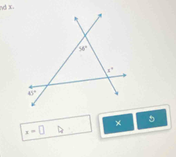 nd x.
×
5
x=□