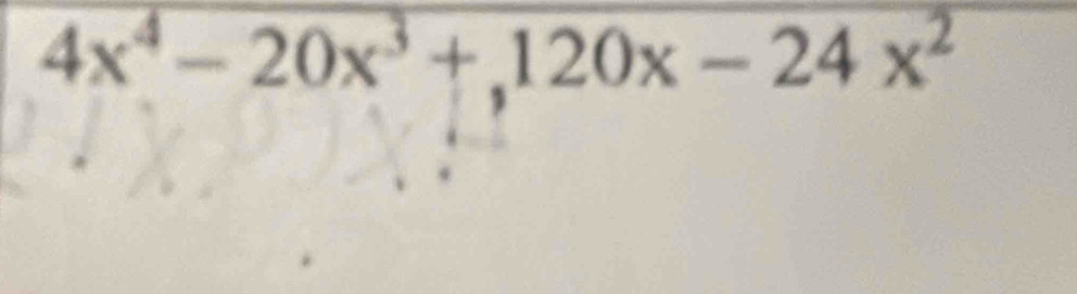 4x^4-20x^3+120x-24x^2