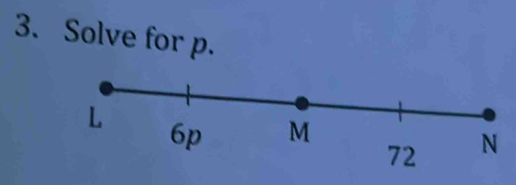 Solve for p.