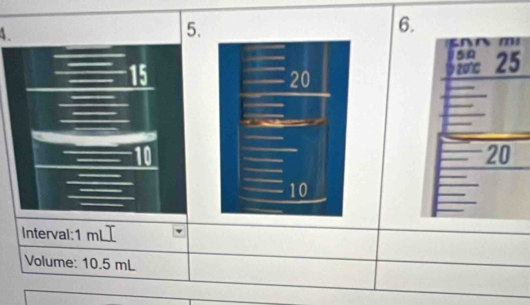 Interval: 1 mLI
Volume: 10.5 mL