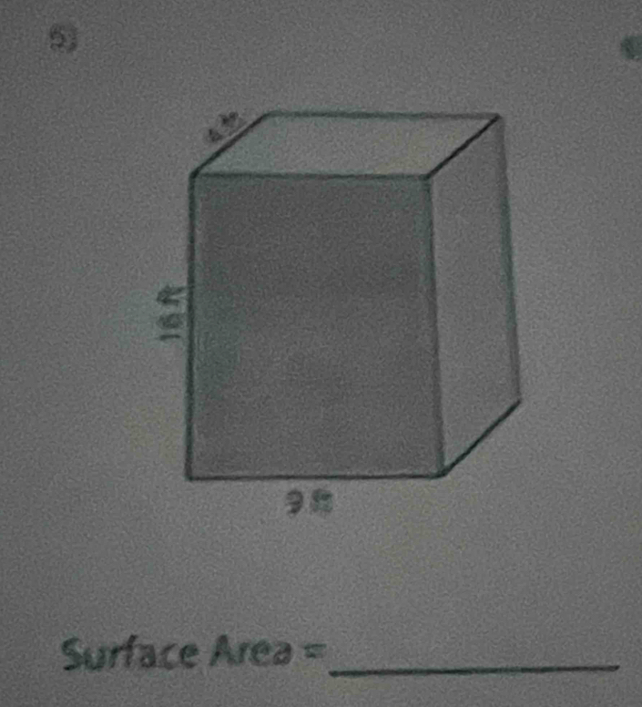 Surface Area= _