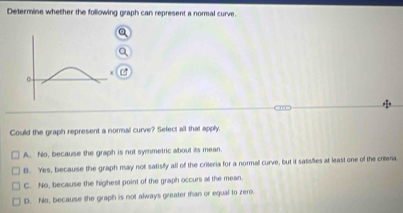 Solved: Determine whether the following graph can represent a normal ...