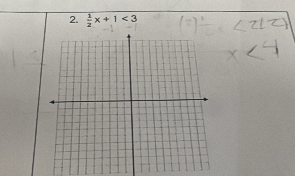  1/2 x+1<3</tex>