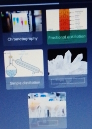 Chromatography Fractional distillation