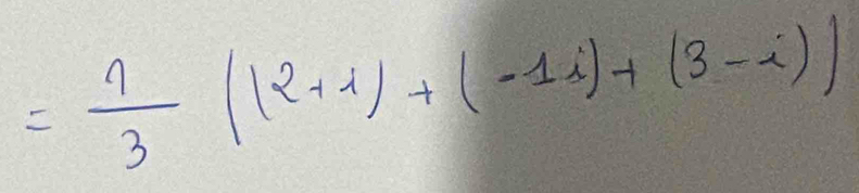 = 1/3 (|z+i|+(-1i)+(3-i)|