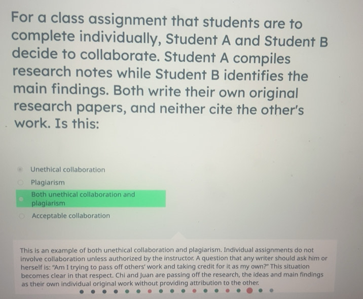 Solved: For a class assignment that students are to complete ...
