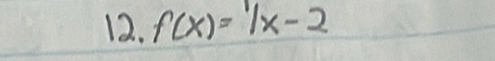 f(x)=^1|x-2