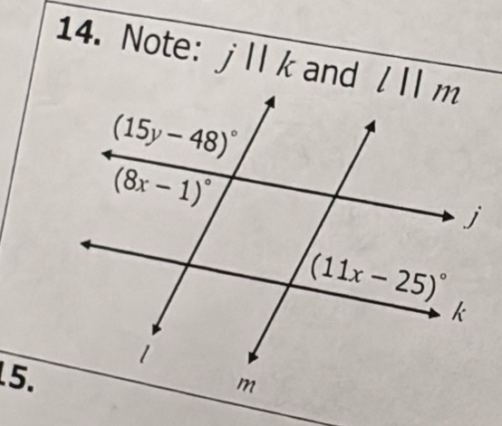 Note: jparallel k and 
5.