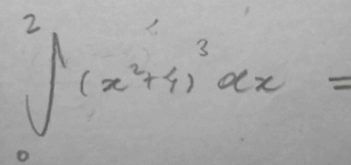 ∈t^2_1(x^2+4)^3dx=