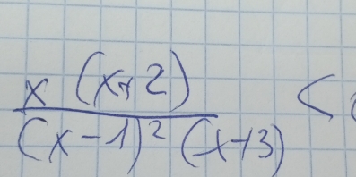 frac x(x+2)(x-1)^2(x+3)