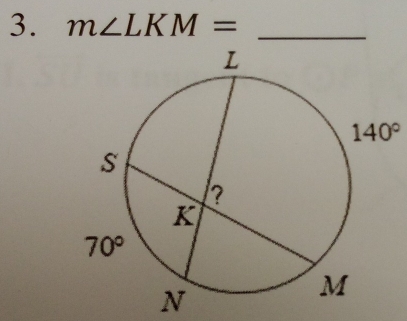 m∠ LKM= _
140°
N