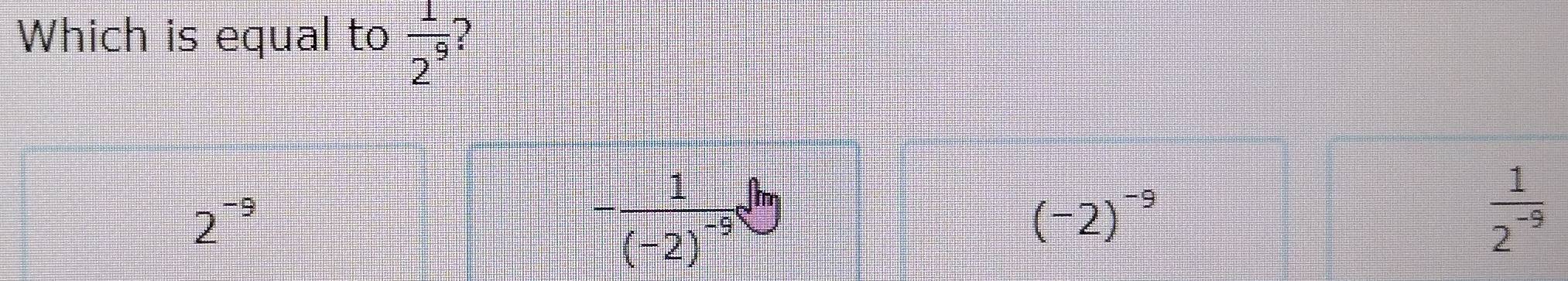 Which is equal to  1/2^9 