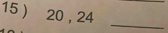 15 ) 20 , 24
_