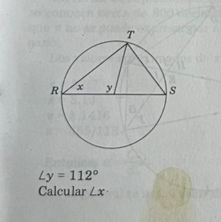 ∠ y=112°
Calcular ∠ x^.