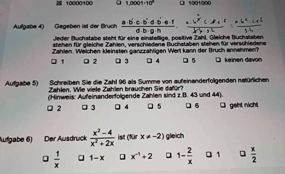 Gelöst:10000100 1,0001· 10^6 1001000 Aufgabe 4) Gegeben ist der Bruch ...