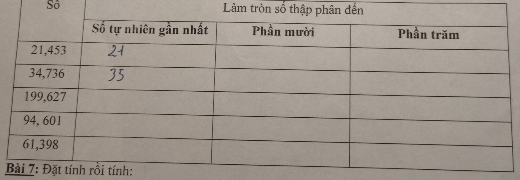 Sô Làm tròn số