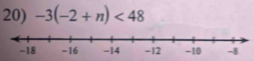 -3(-2+n)<48</tex>