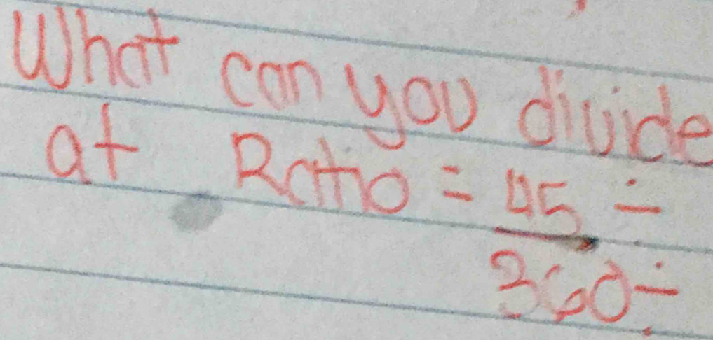 What can you divide 
at 2cm ho
 (-45)/360/  