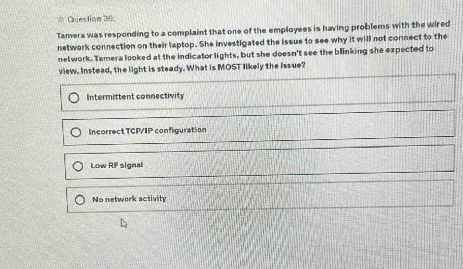 Solved: Tamera was responding to a complaint that one of the employees ...
