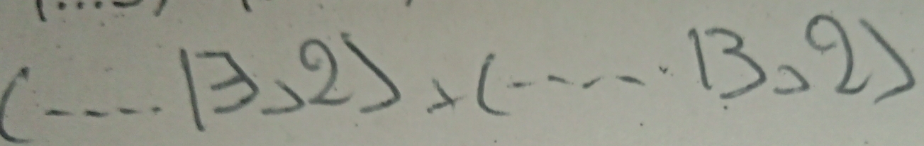 (·s ,13,2)+(·s ,13,2)