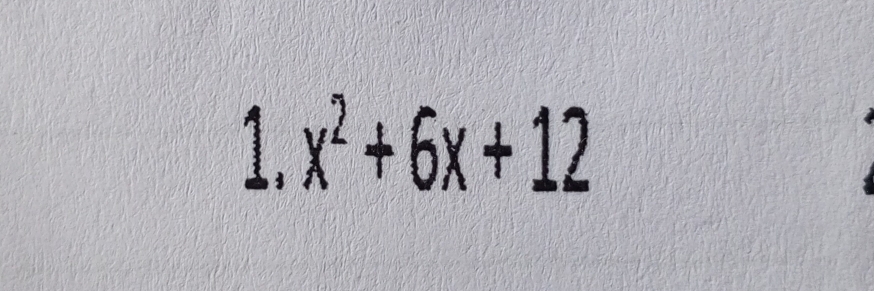 x^2+6x+12