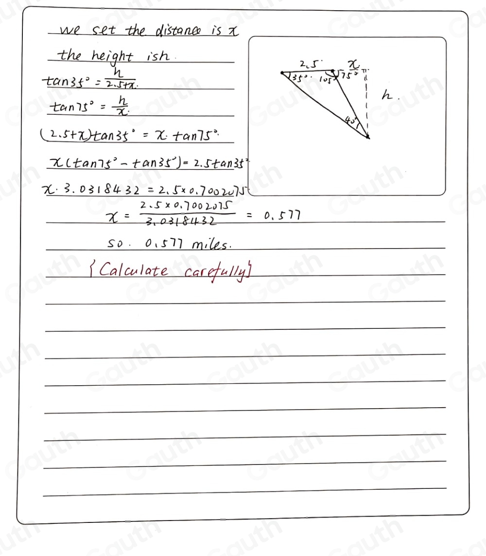 Solved: If an airplane is flying in a straight line toward the airport ...
