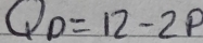 QD=12-2p