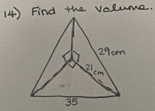 Find the volume.