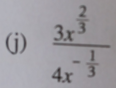 frac 3x^(frac 2)34x^(-frac 1)3