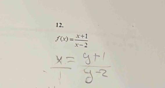 f(x)= (x+1)/x-2 