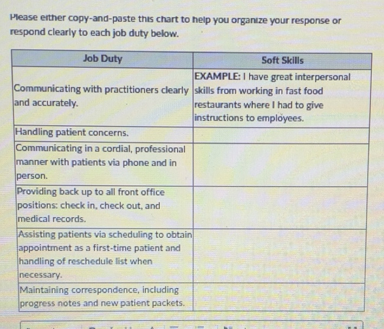 Solved: Please either copy-and-paste this chart to help you organize ...