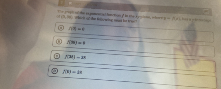 Solved: Muck tot Roriew nd The graph of the exponential function f in ...