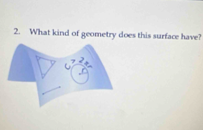 What kind of geometry does this surface have?