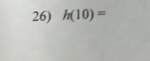 h(10)=