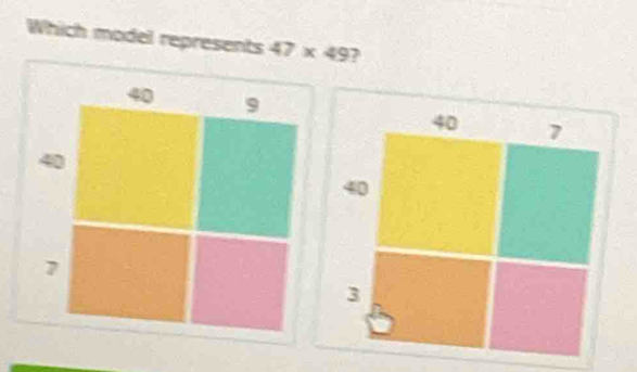 Which model represents 47* 49 ?