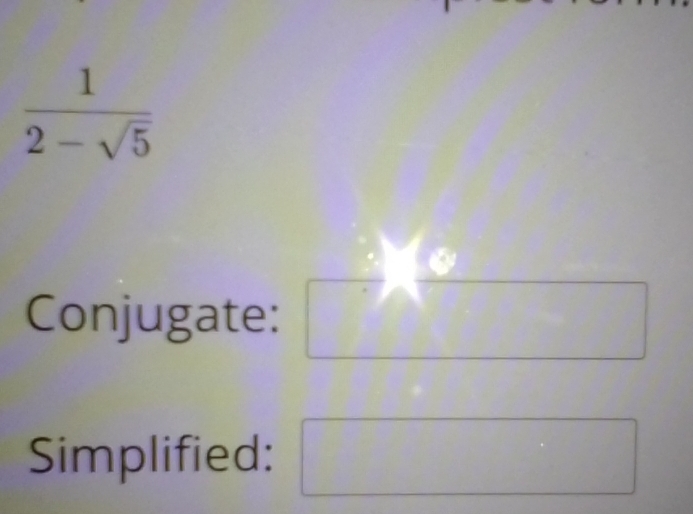 Conjugate:
Simplified: frac circ 