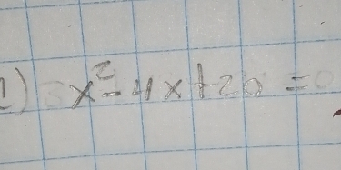 1 x^2-4x+20=