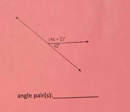 angle pair(s):_