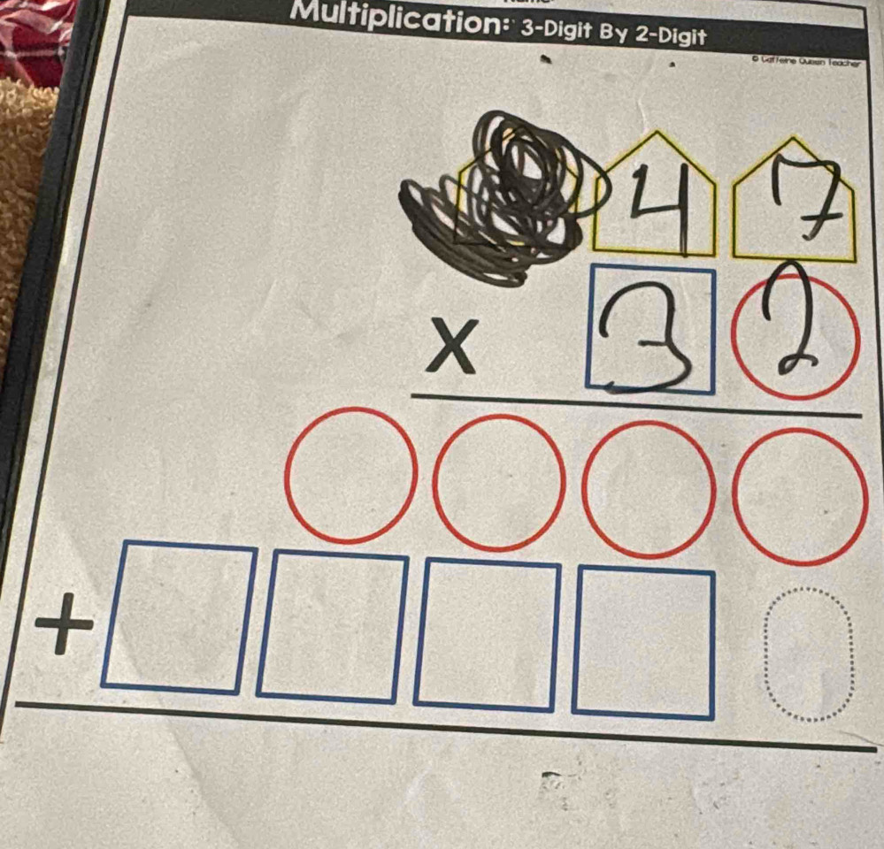 Multiplication: 3 -Digit By 2 -Digit