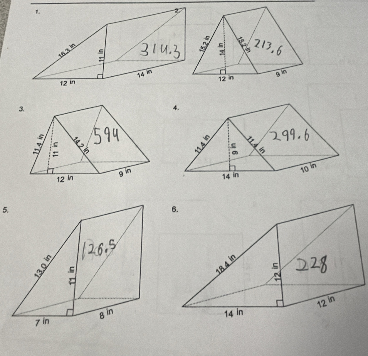 in 
=
14 in
12 in
3. 
4. 
5. 
6. 
.⊆ 
a
12 in
14 in