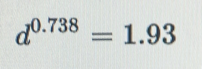 d^(0.738)=1.93