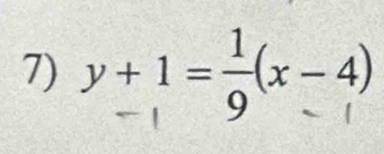 y+1=;(x-4)