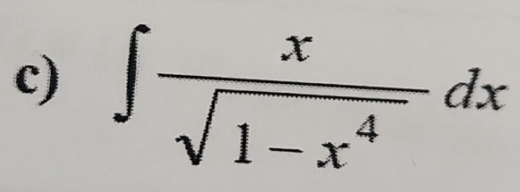 ∈t  x/sqrt(1-x^4) dx