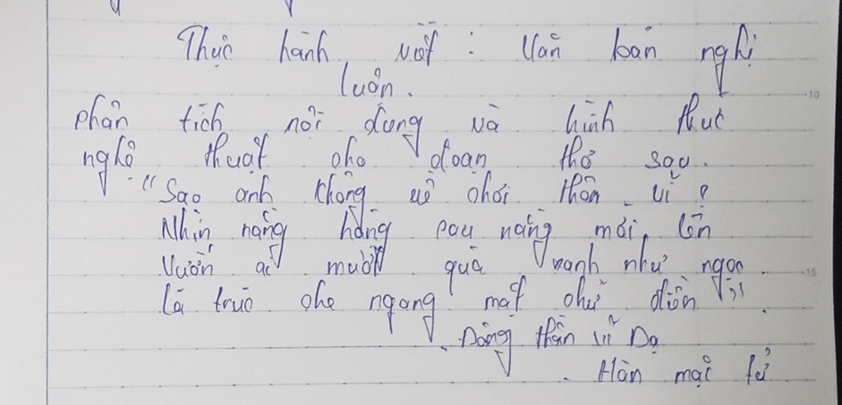 Than hanh wl? con bn regh 
luon. 
zhán tiá, noi dōng wè liāch nut 
olcan the sa0 
lhing raing hing pou noing mái (on 
Uuon ad muoi gua magh mhys ng 
la tuo ohe ngáng mt ohui dàin 
nong Min v Do 
Hon mai fo