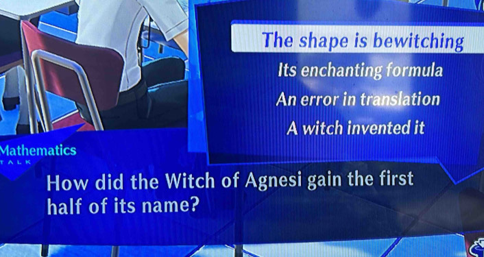 Solved: The shape is bewitching Its enchanting formula An error in ...