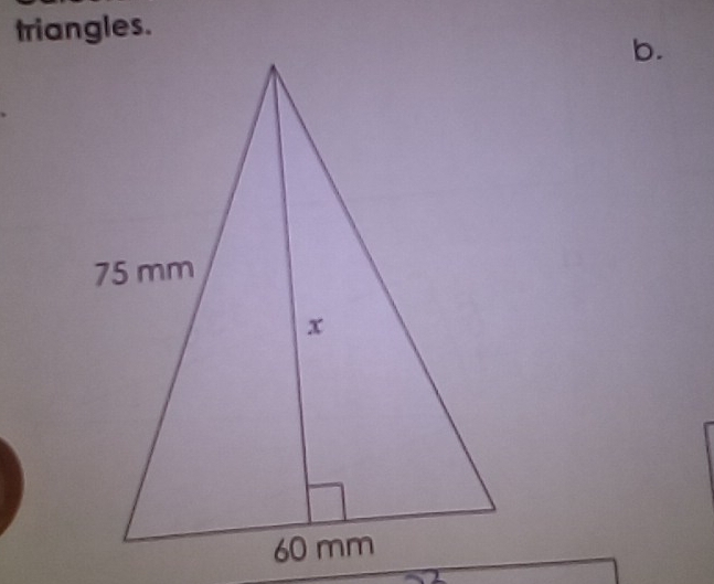 triangles. 
b.