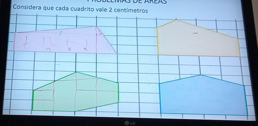 Considera que cada cuadrito vale 2 centímetros
LG