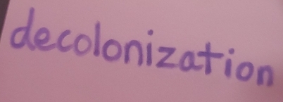 decolonization